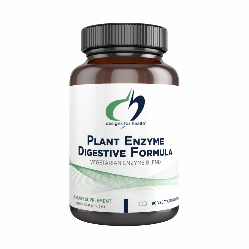 Plant Enzyme Digestive Formula - 90 Capsules | Designs For Health