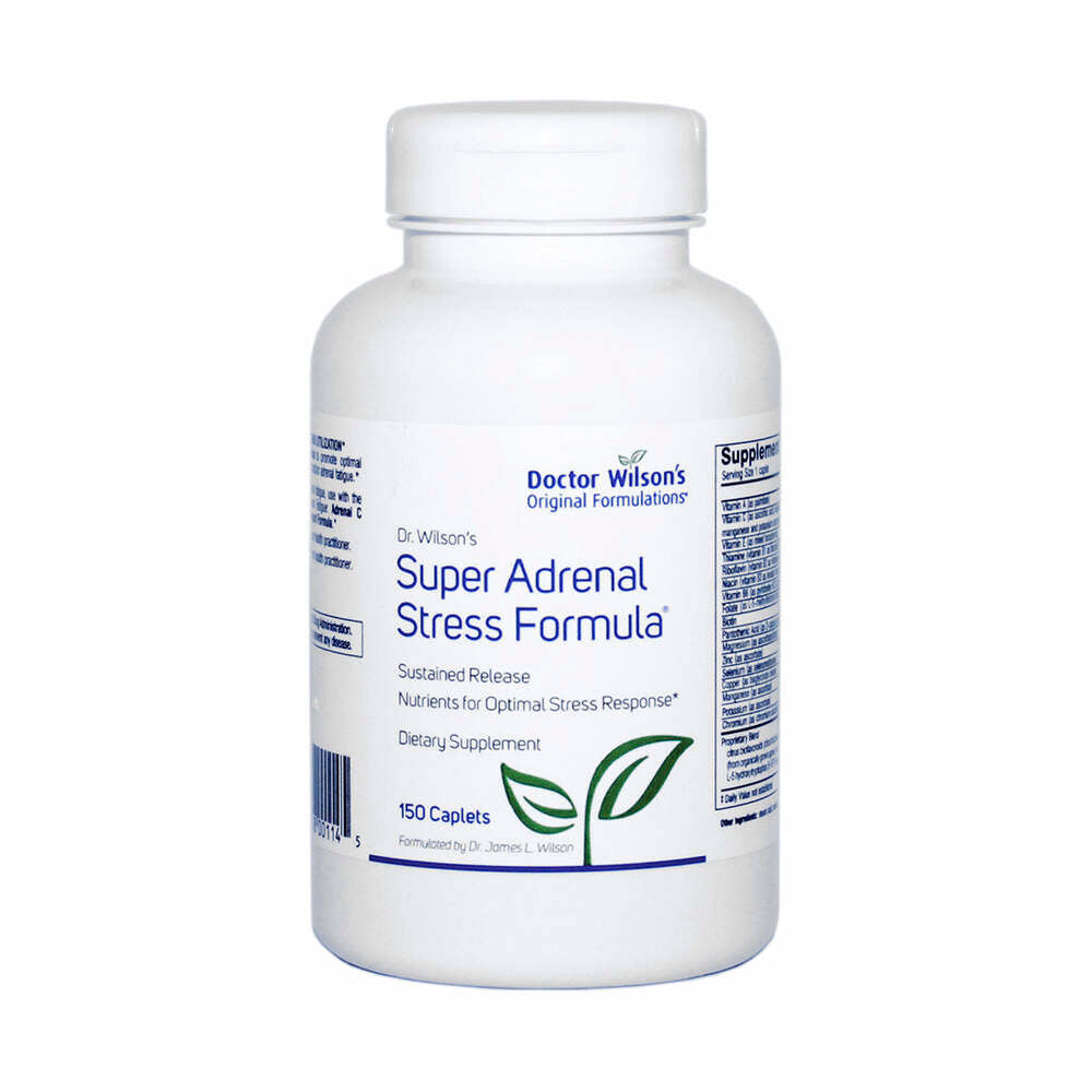 Super Adrenal Formula - 150 Caplets | Dr Wilsons