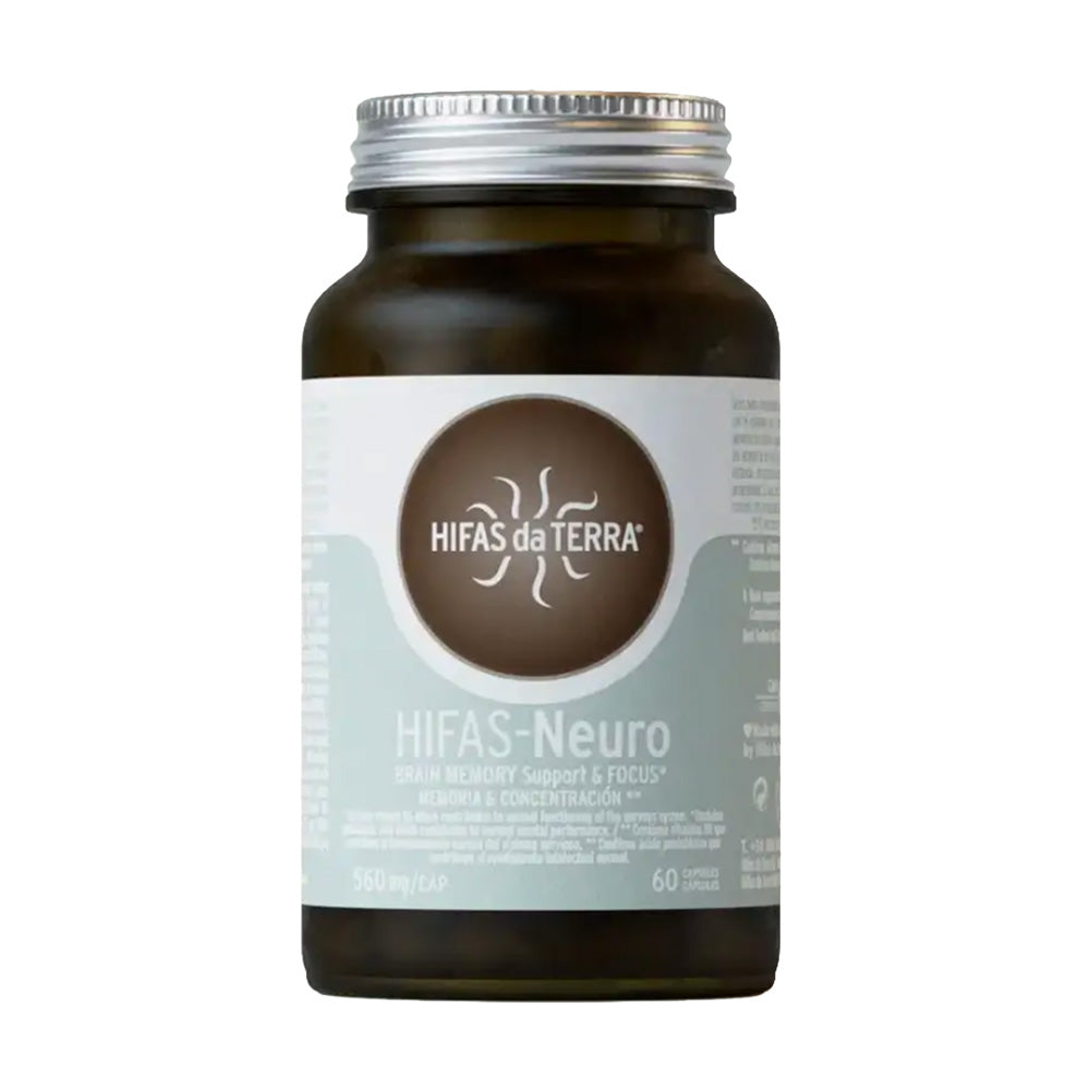 HIfas-Neuro (Lion's Mane, Chaga) - 60 Capsules | Hifas da Terra