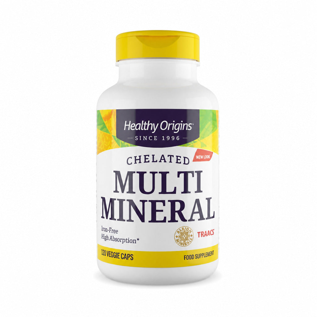 Chelated Multi Mineral - 120 Capsules | Healthy Origins