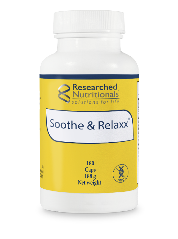 Soothe & Relaxx - 180 Capsules | Researched Nutritionals