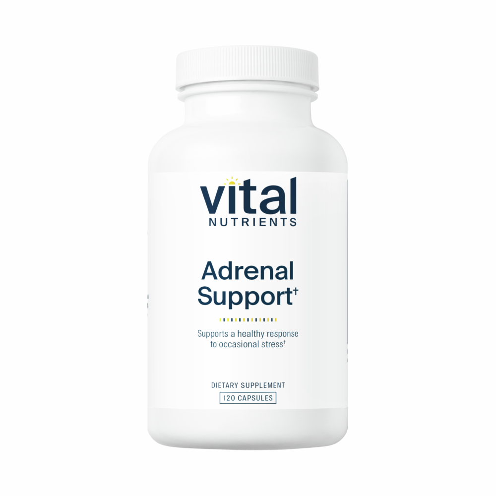 Adrenal Support - 120 Capsules | Vital Nutrients