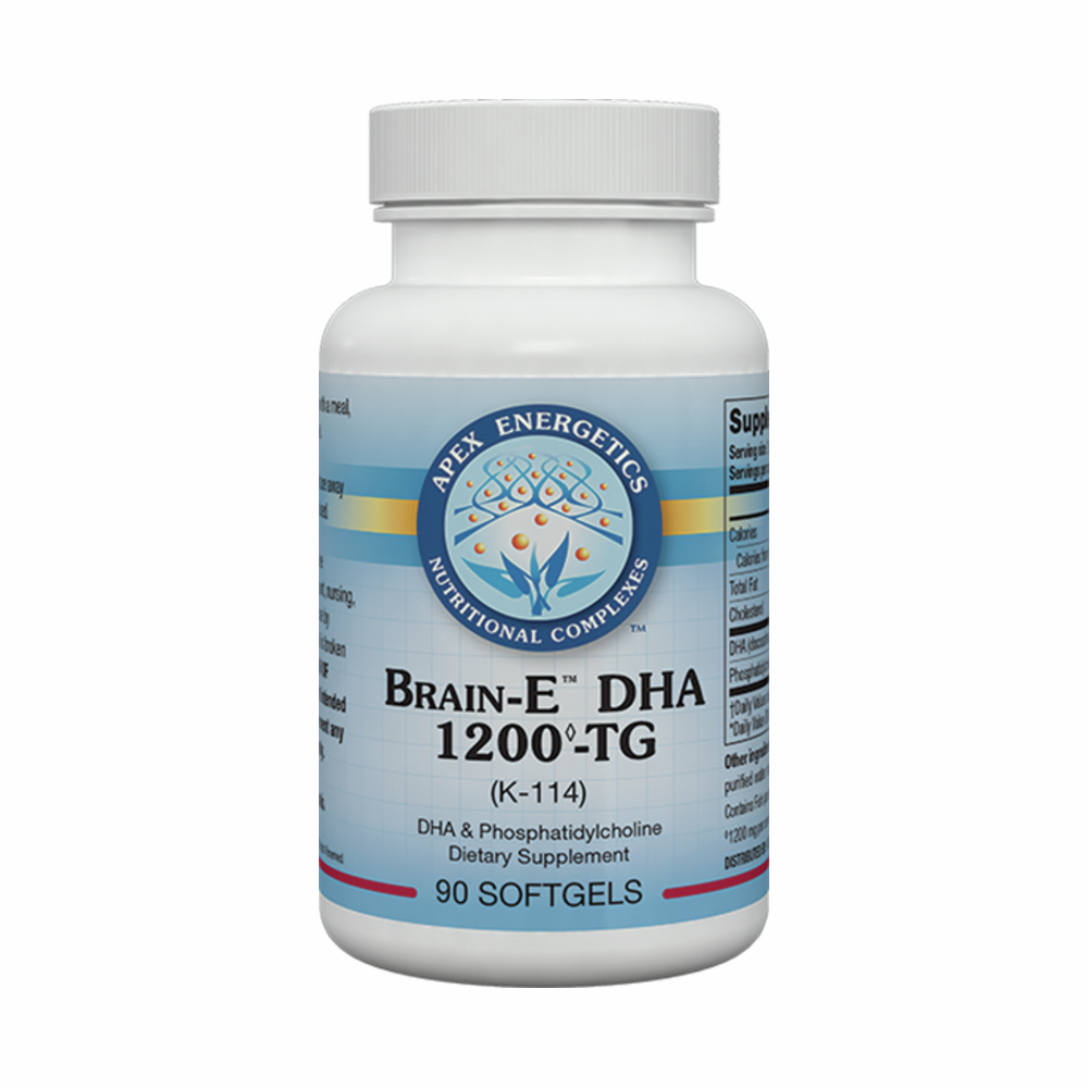 Brain-E DHA 1200-TG (K114) - 90 Softgels | Apex Energetics