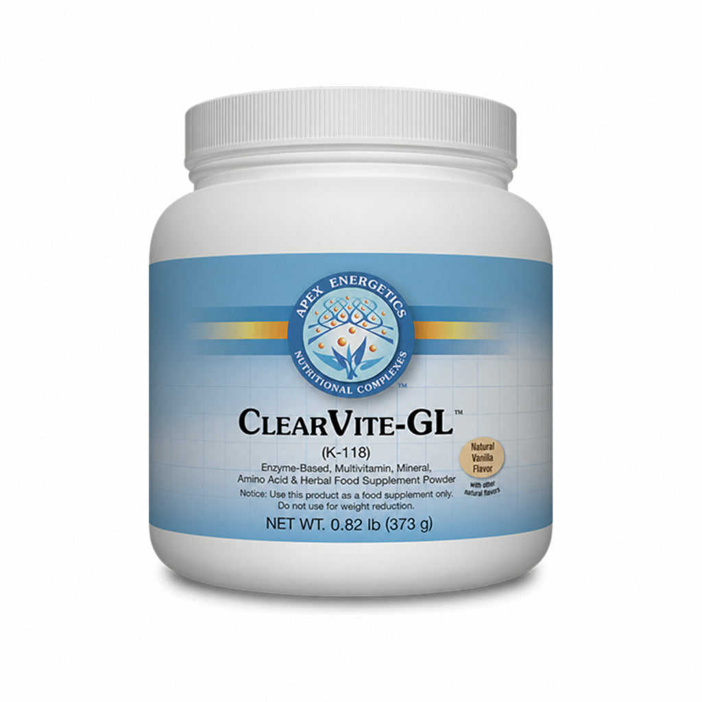 Clearvite-GL (K118) Natural Vanilla Flavour  - 376.7g | Apex Energetics