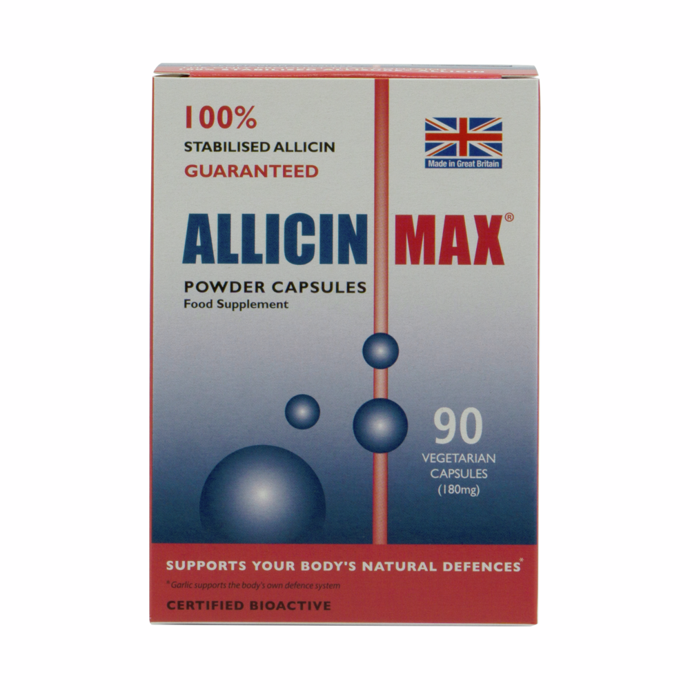 AllicinMAX 180mg - 90 Capsules | Allimax International