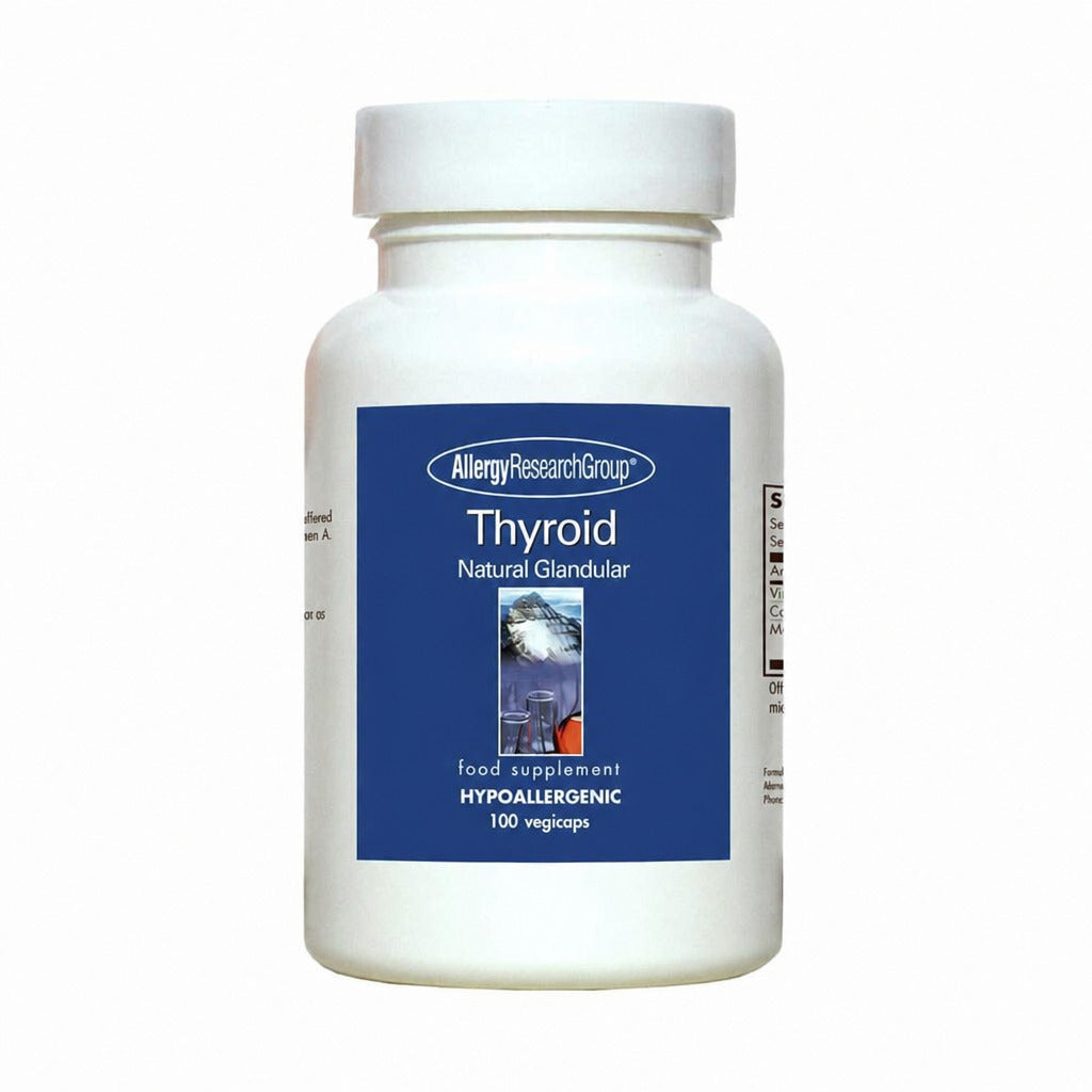 Thyroid Natural Glandular - 100 Capsules | Allergy Research Group