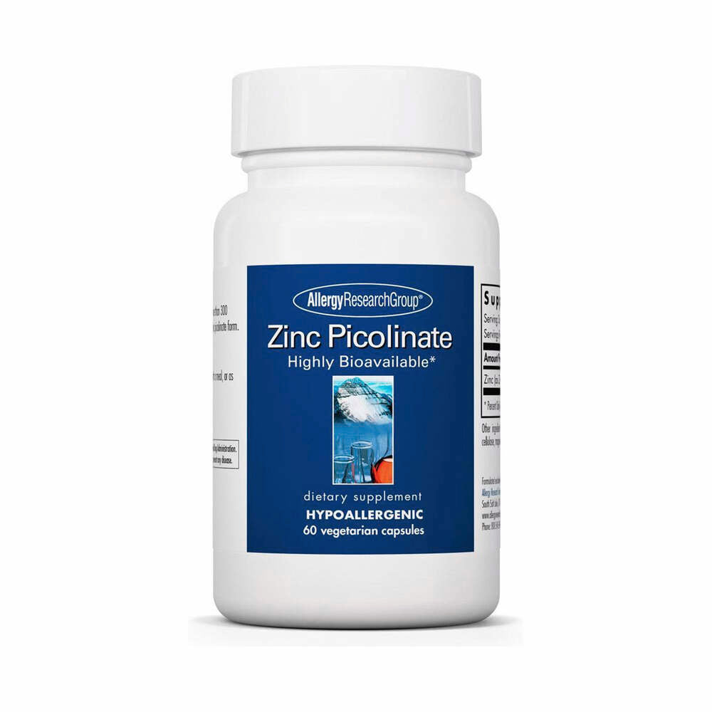 Zinc Picolinate - 60 Capsules | Allergy Research Group