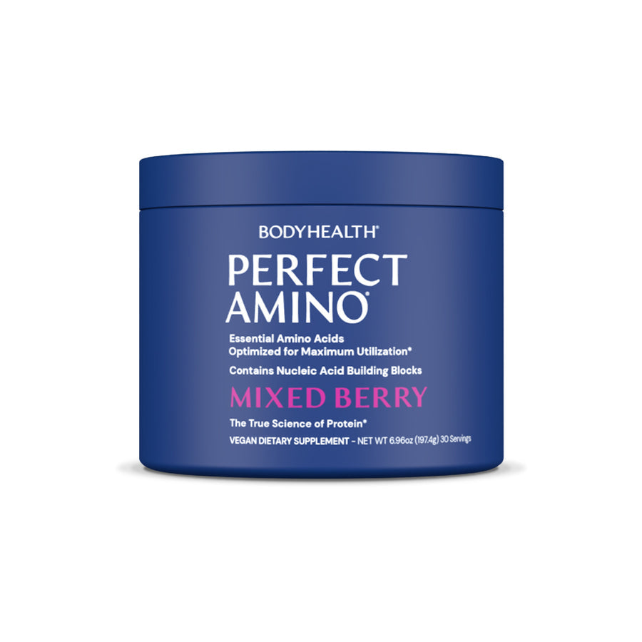 PERFECT AMINO Powder - Mixed Berry - 30 Servings | BodyHealth