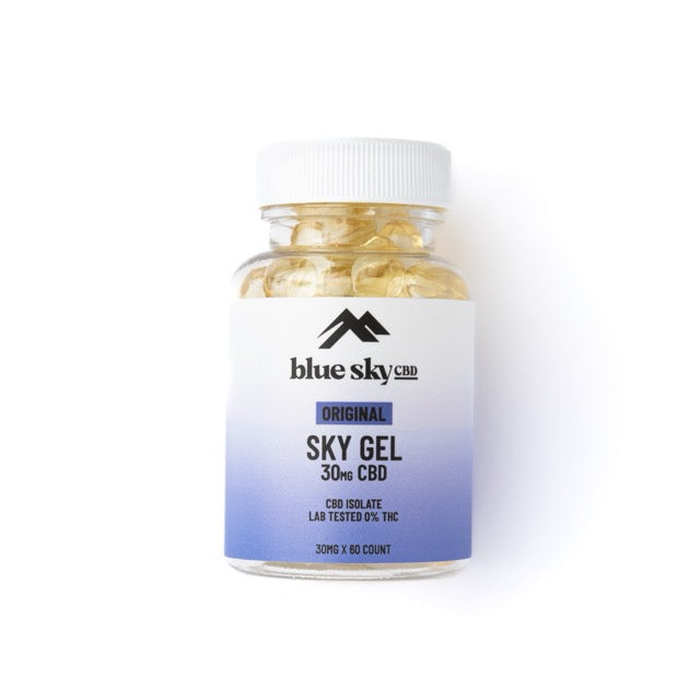 Original CBD Sky Gels - 60 Capsules | Blue Sky CBD