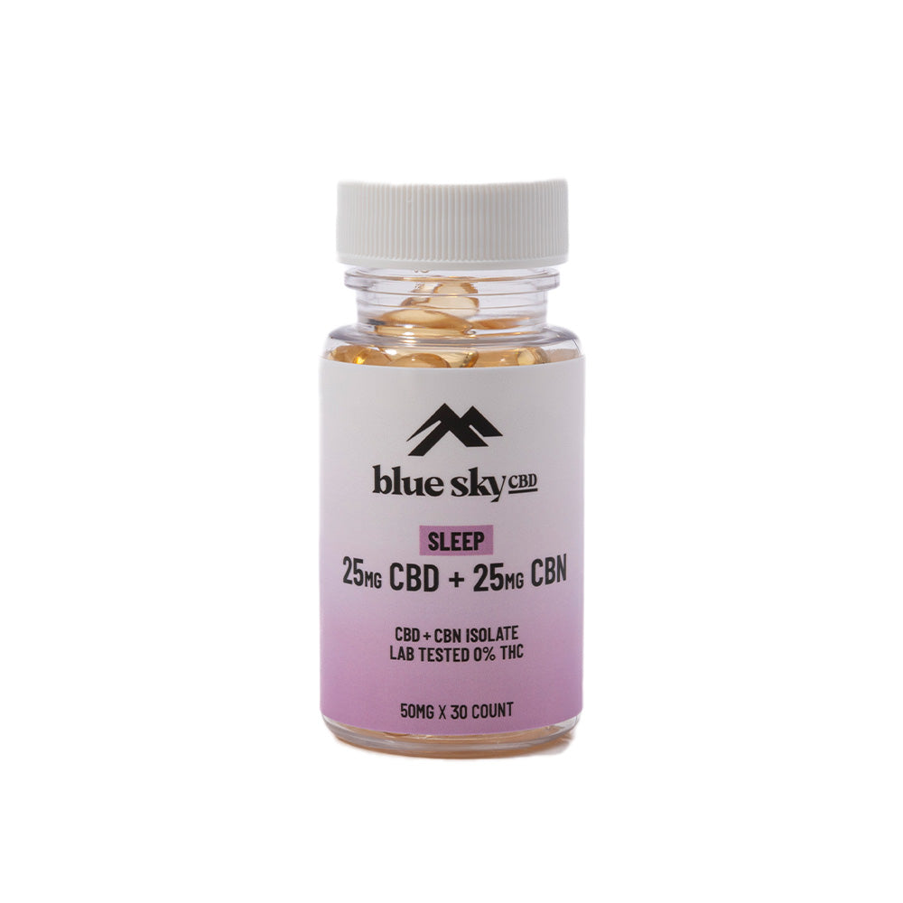 SLEEP CBD Gels - 30 Capsules | Blue Sky CBD