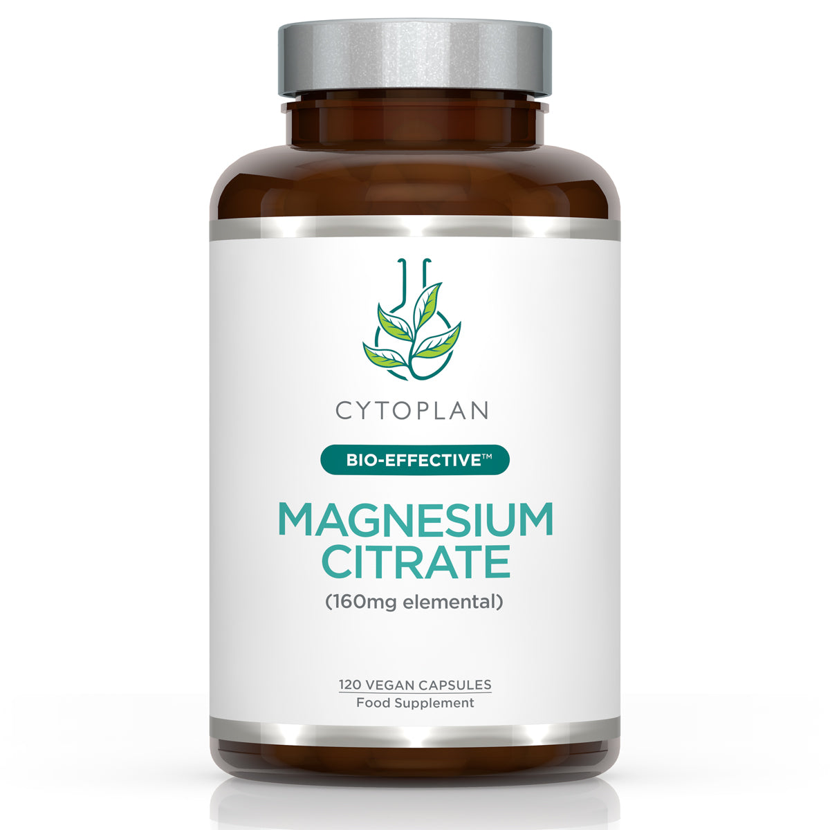 Magnesium Citrate - 120 Capsules | Cytoplan