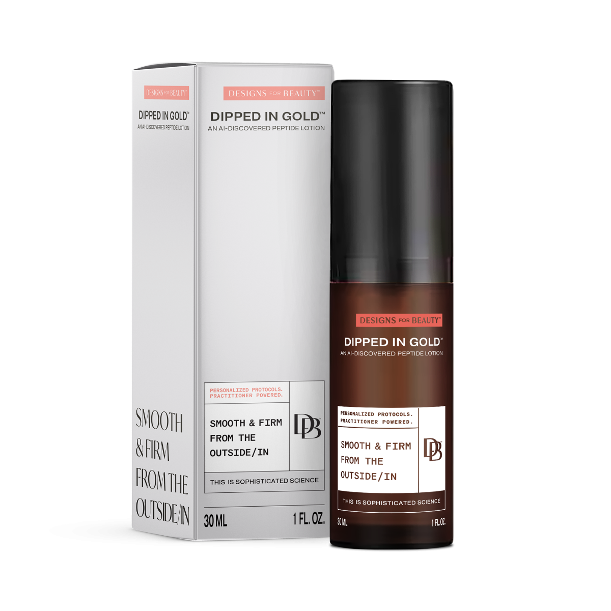Dipped in Gold Peptide Lotion - 30ml | Designs For Beauty
