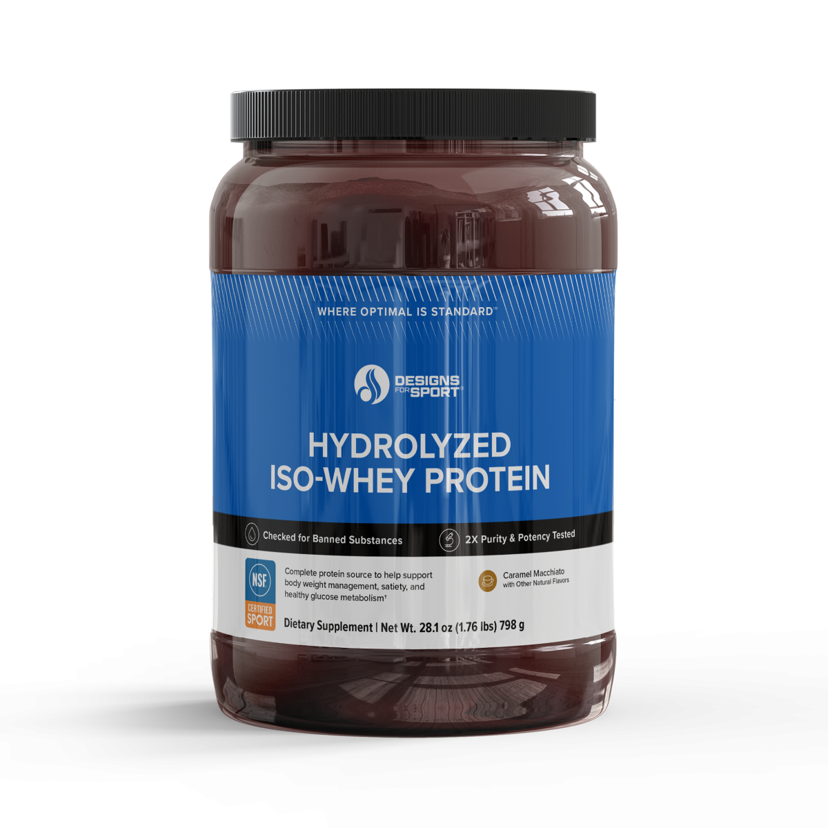 Hydrolyzed ISO-Whey Protein (Caramel Macchiato) - 798g | Designs For Sport