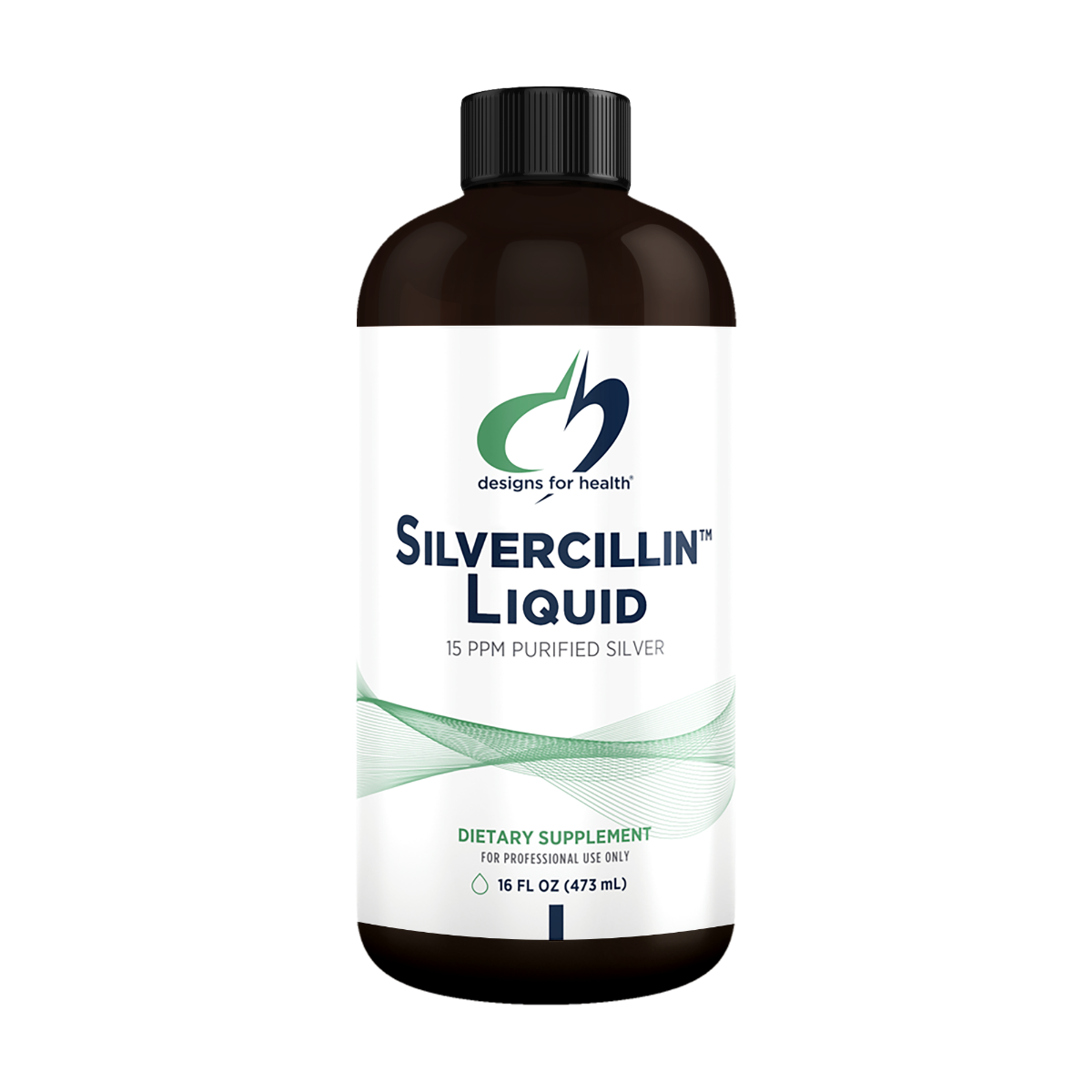 Silvercillin Liquid (15ppm) - 473ml | Designs For Health