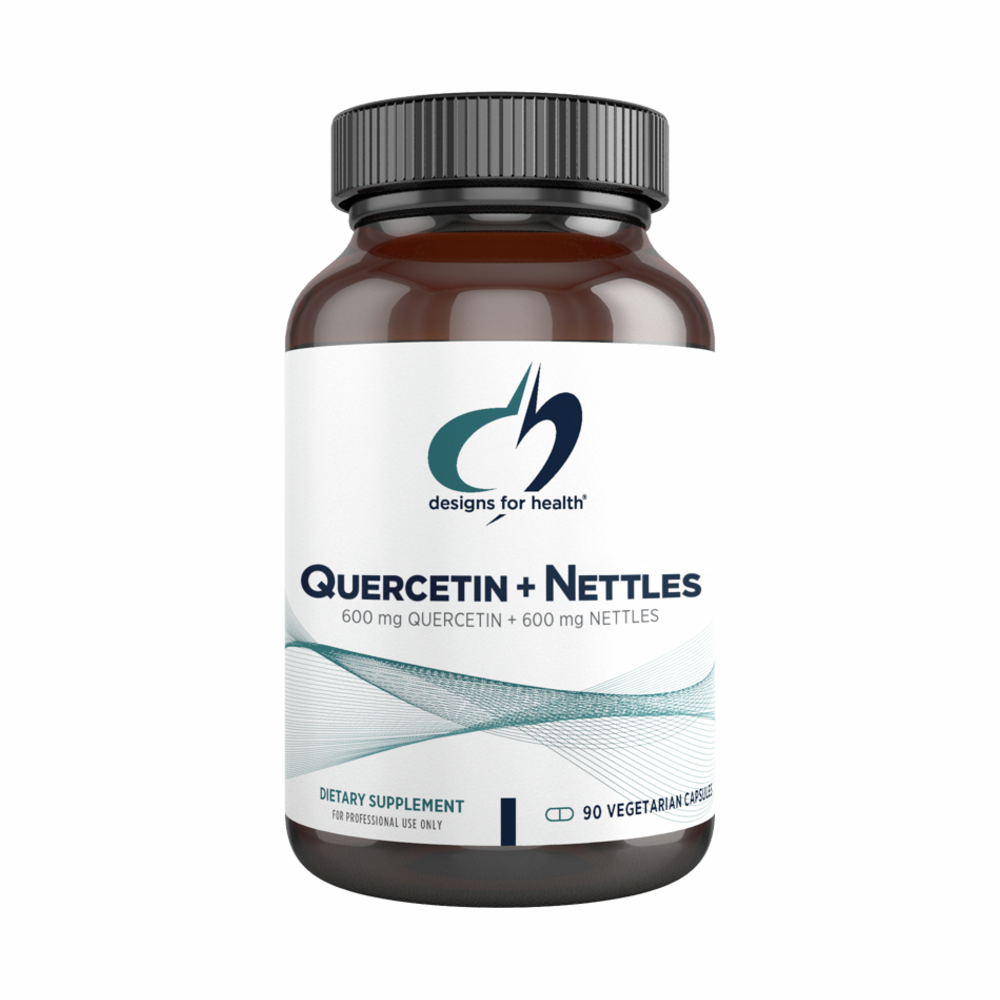 Quercetin + Nettles - 90 Capsules | Designs For Health