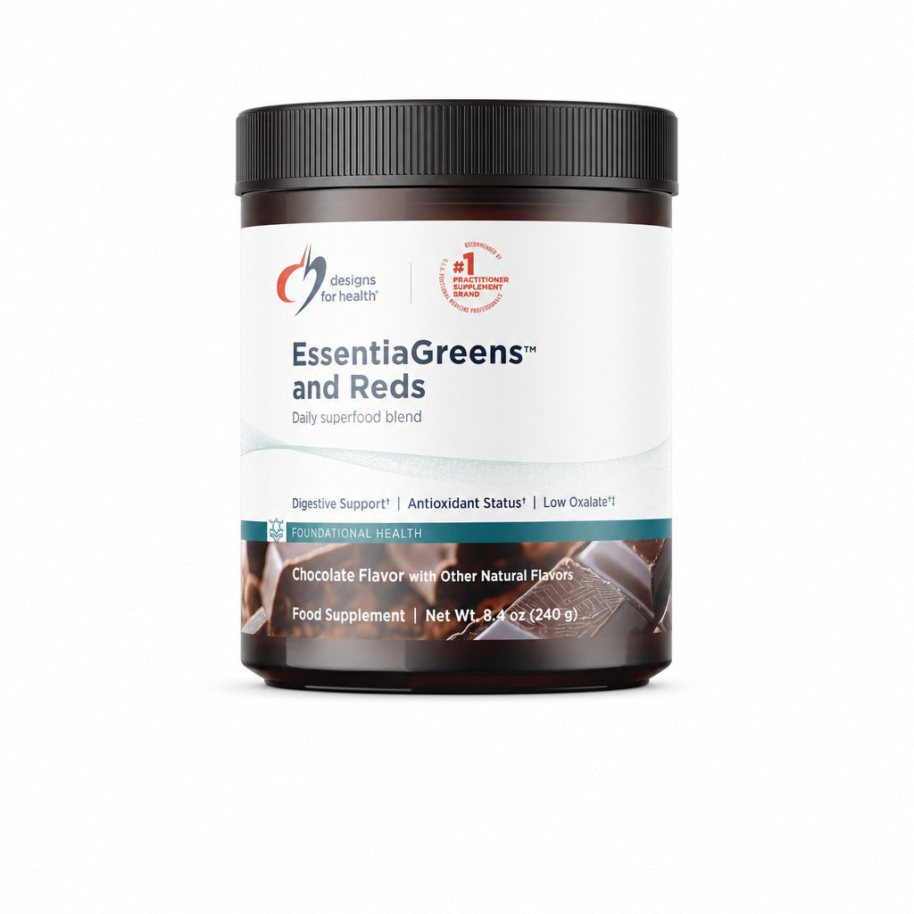 EssentiaGreens and Reds - Chocolate - 240g | Designs For Health