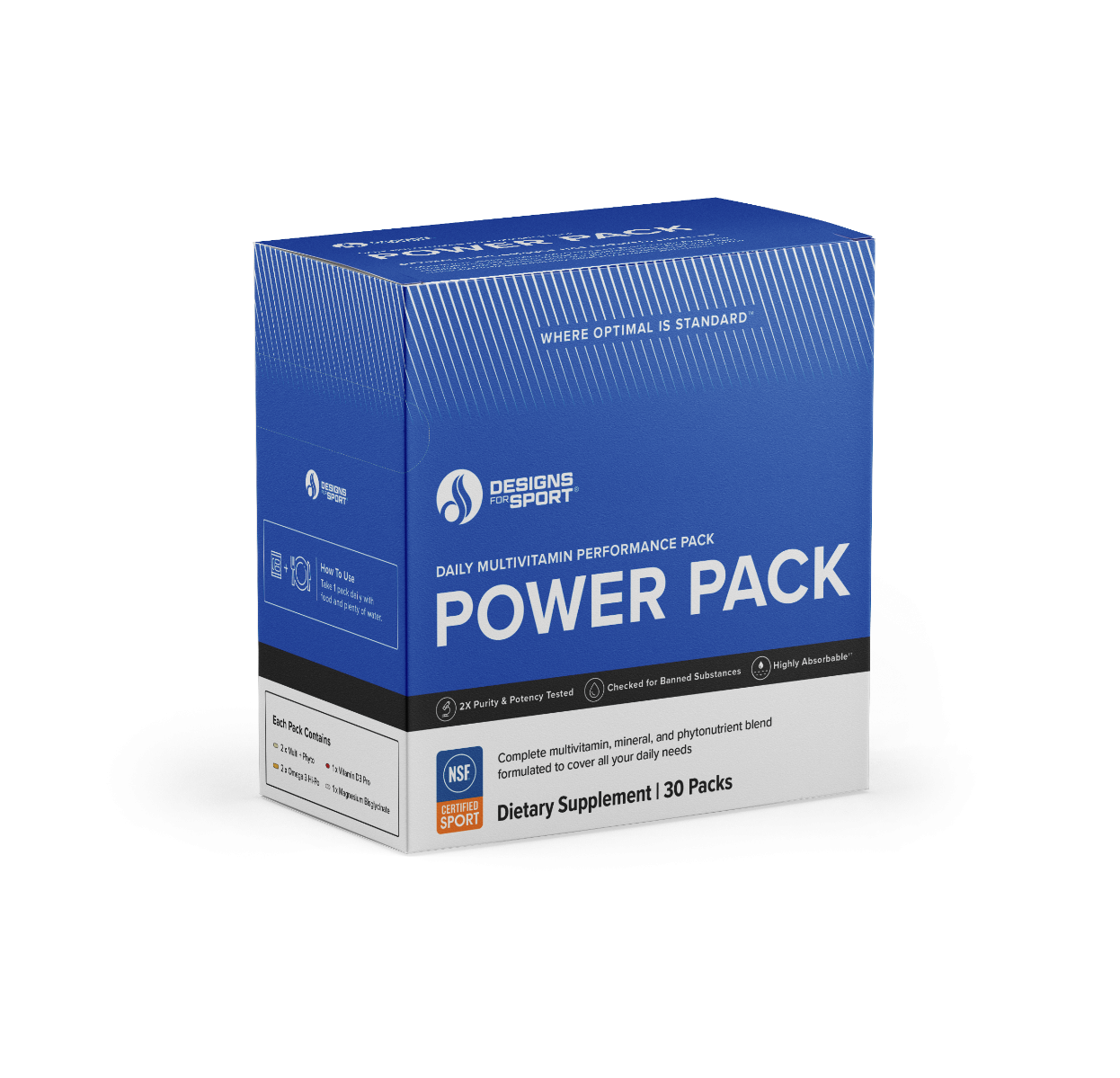 Power Pack - 30 Packs | Designs For Sport
