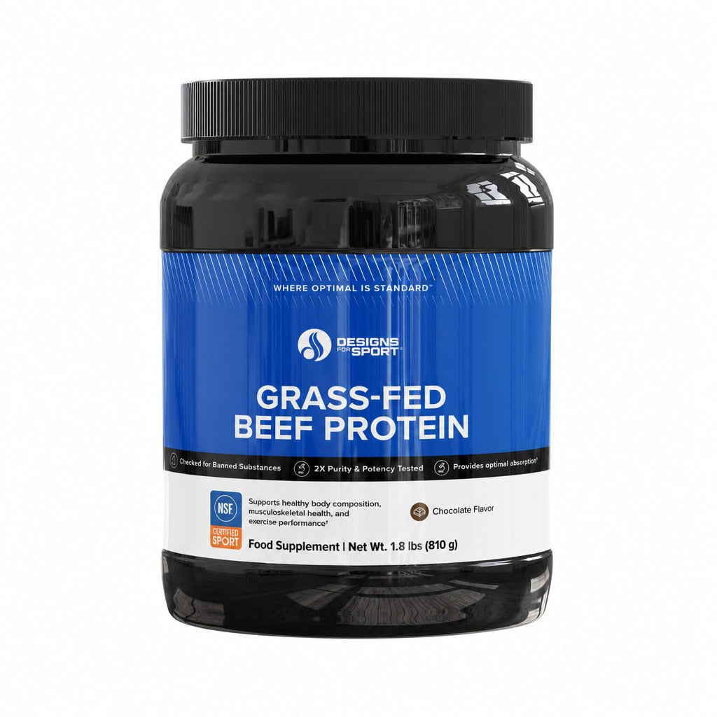 Grass-Fed Beef Protein (Chocolate) - 810g | Designs For Sport