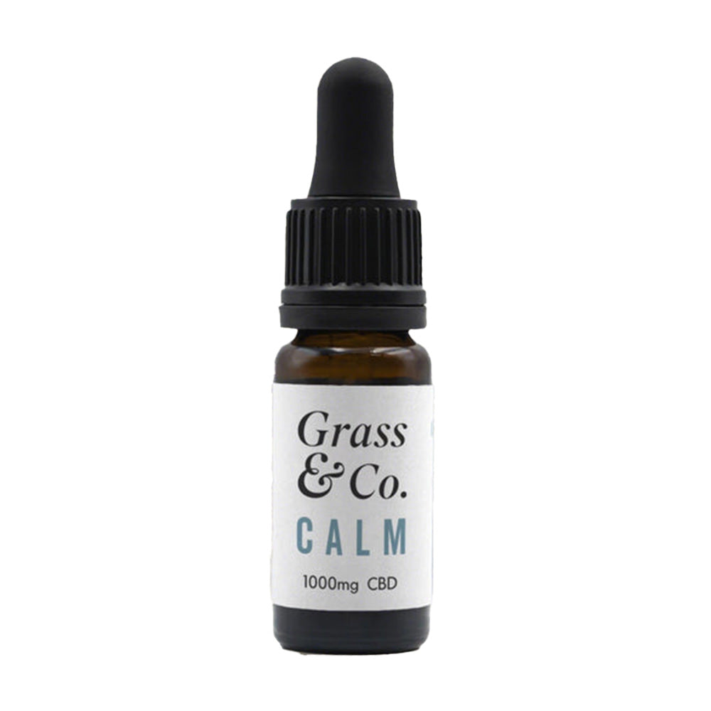 CALM CBD Oil Drops 1000mg - 10ml | Grass and Co.