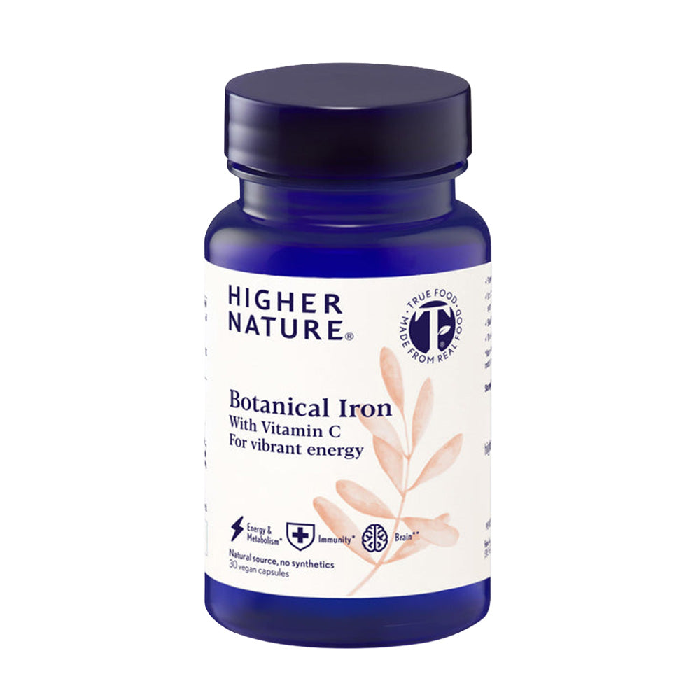 Botanical Iron - 30 Capsules | Higher Nature