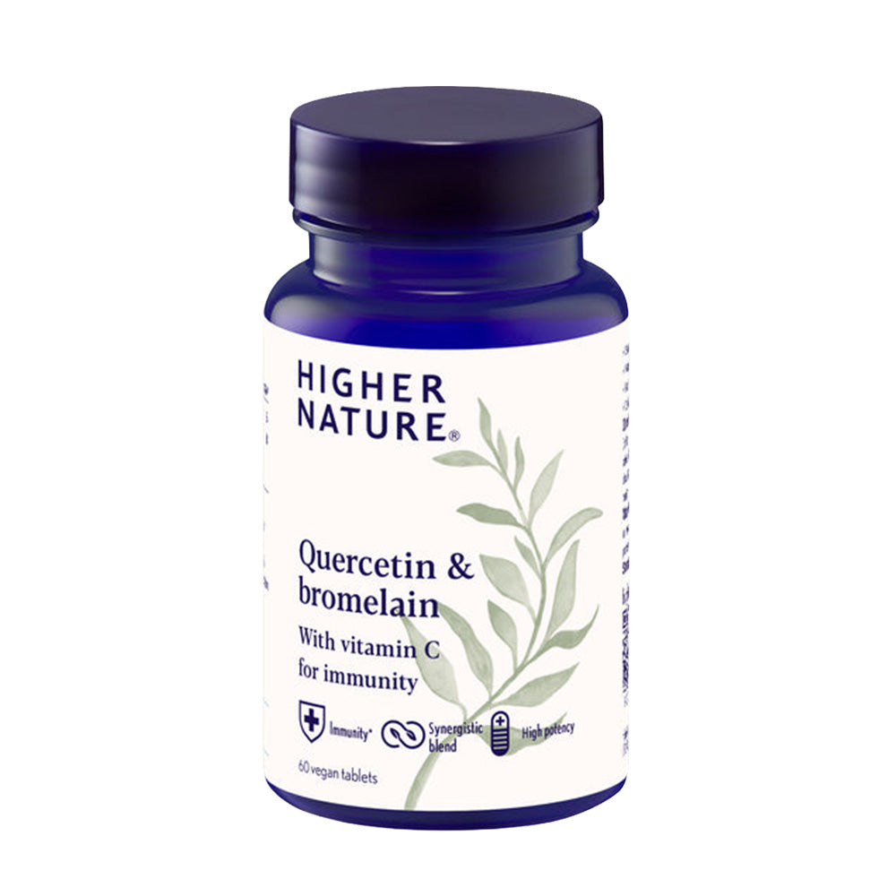 Quercetin & Bromelain - 60 Tablets | Higher Nature