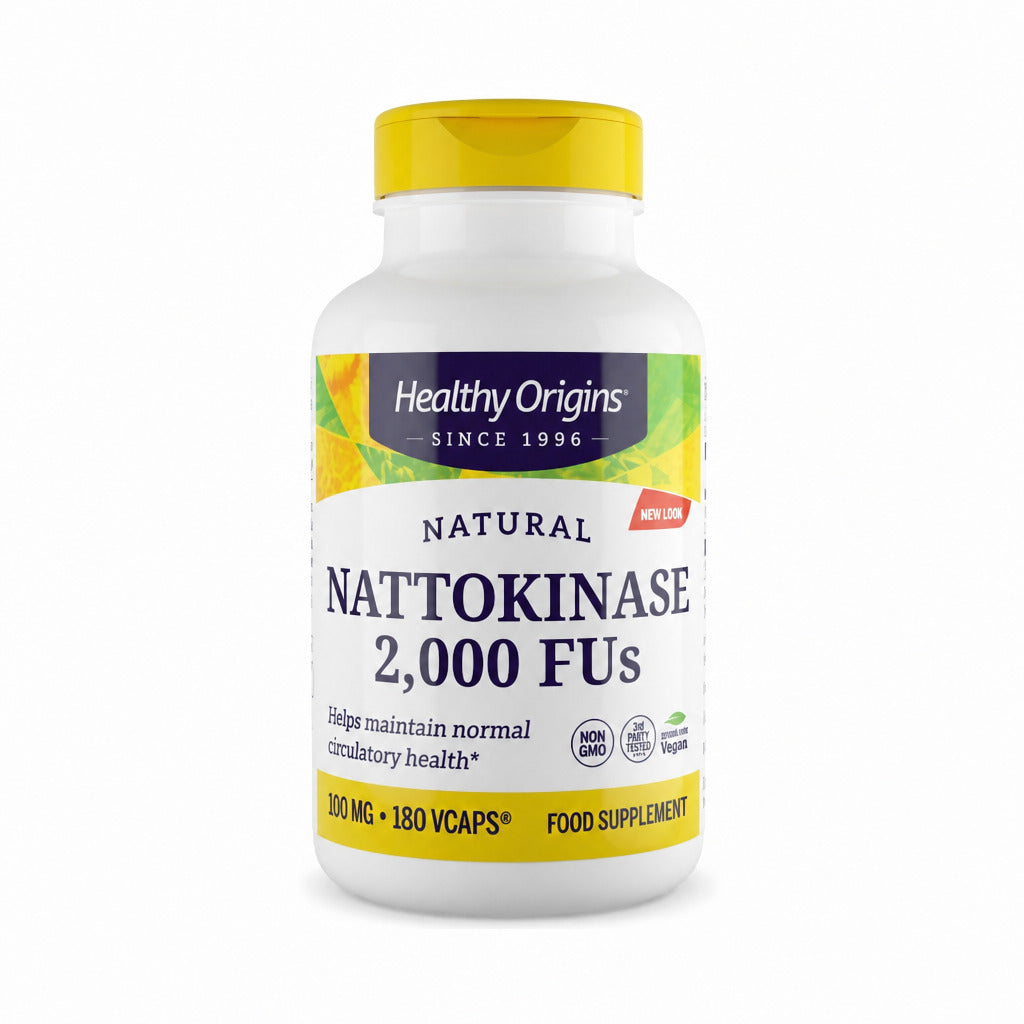 Nattokinase 2000 FUs - 180 Capsules | Healthy Origins