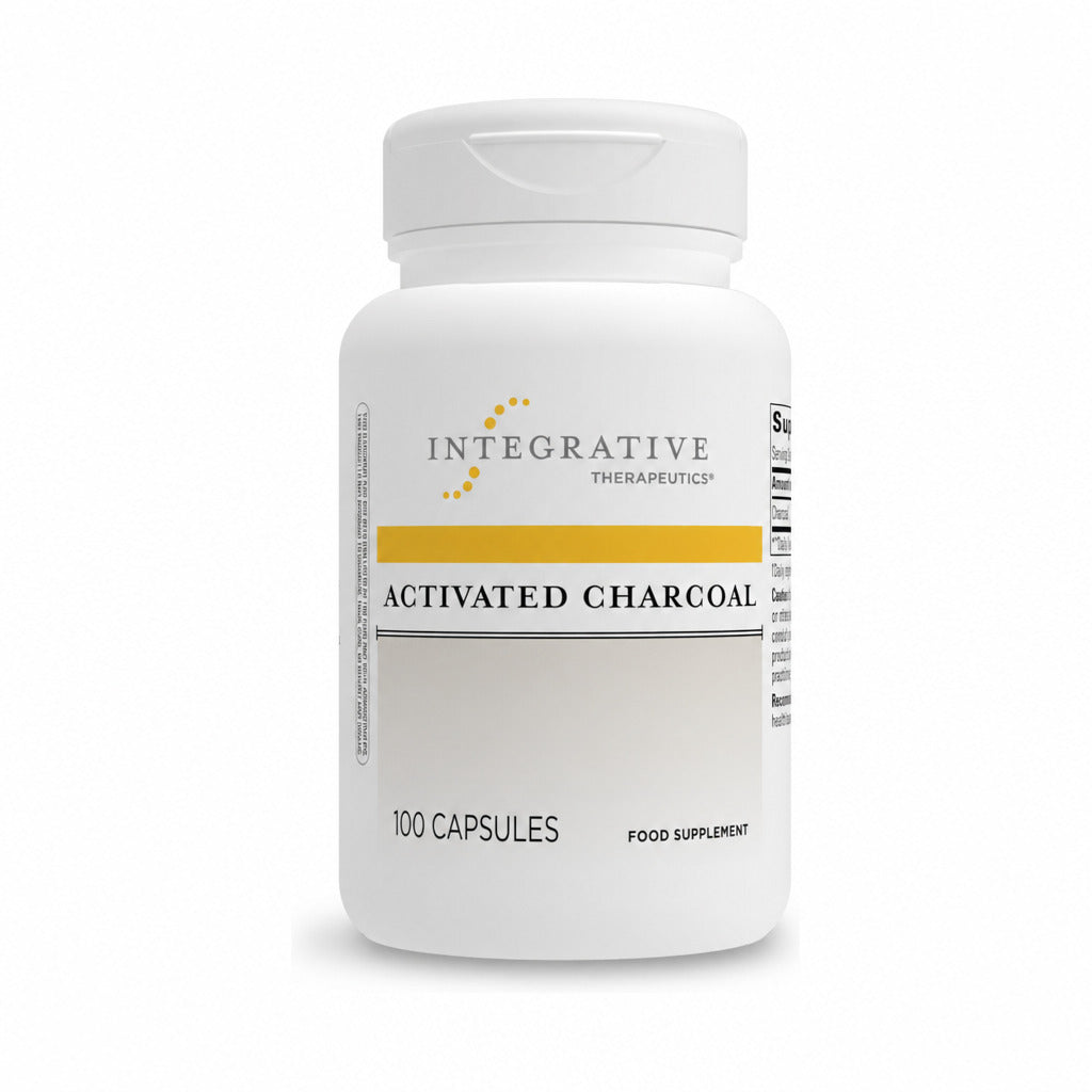 Activated Charcoal - 100 Capsules | Integrative Therapeutics