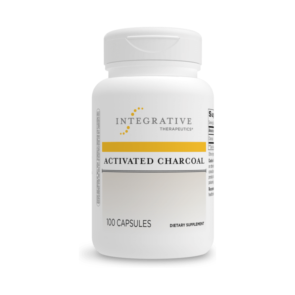 Activated Charcoal - 100 Capsules | Integrative Therapeutics
