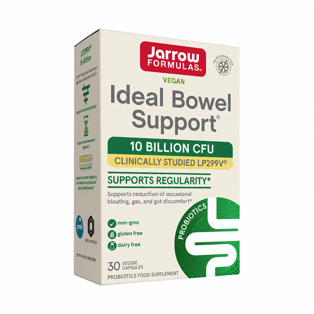 Ideal Bowel Support (L. Plantarum 299v) - 30 Capsules | Jarrow Formulas