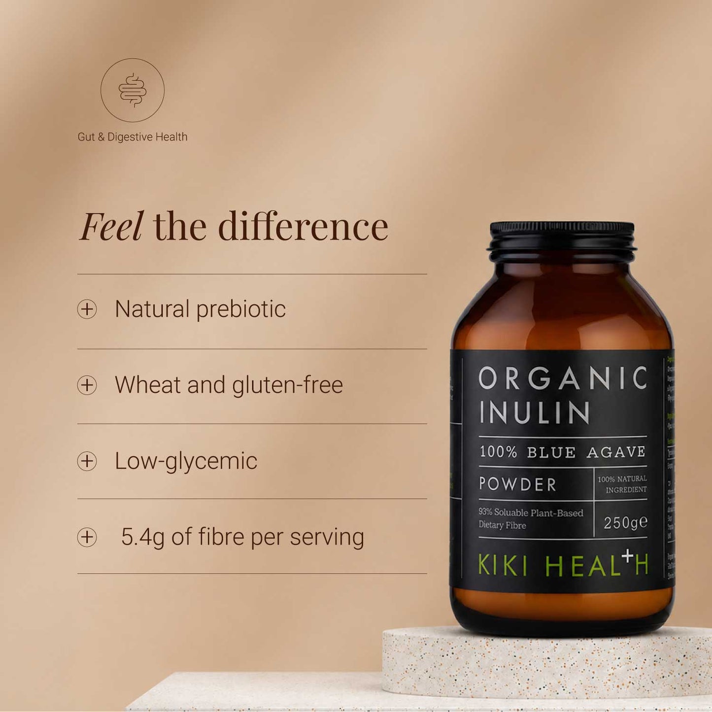 Organic Inulin Powder - 250g | KIKI Health