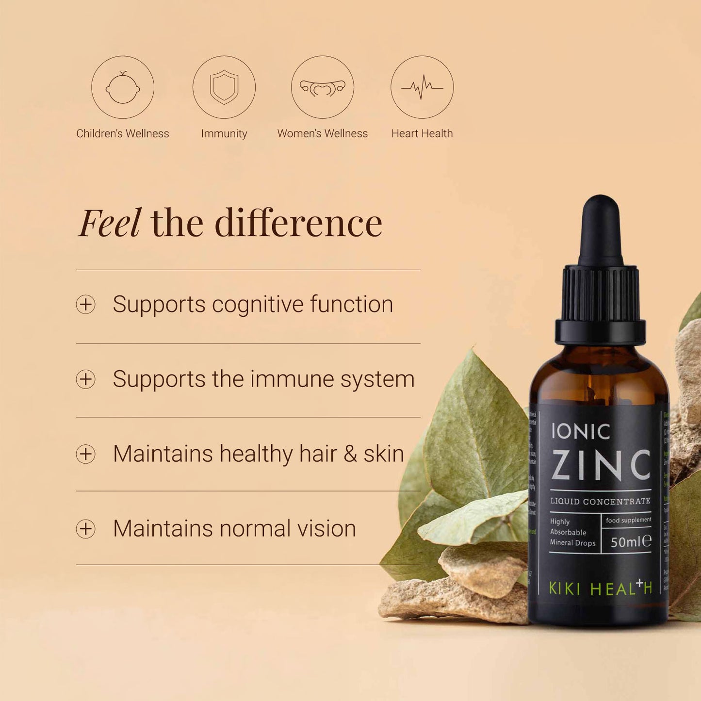 Ionic Zinc Concentrate - 50ml | KIKI Health