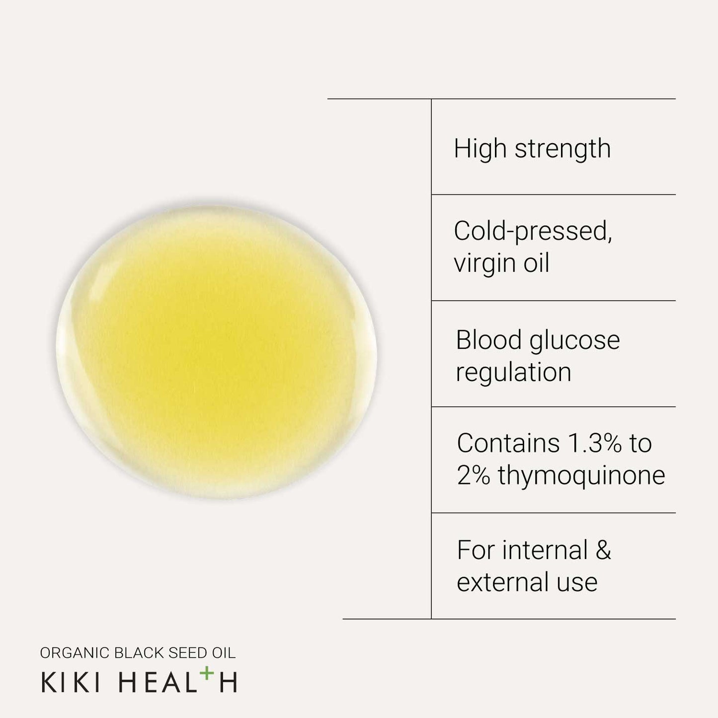 Organic Black Seed Oil - 125ml | KIKI Health