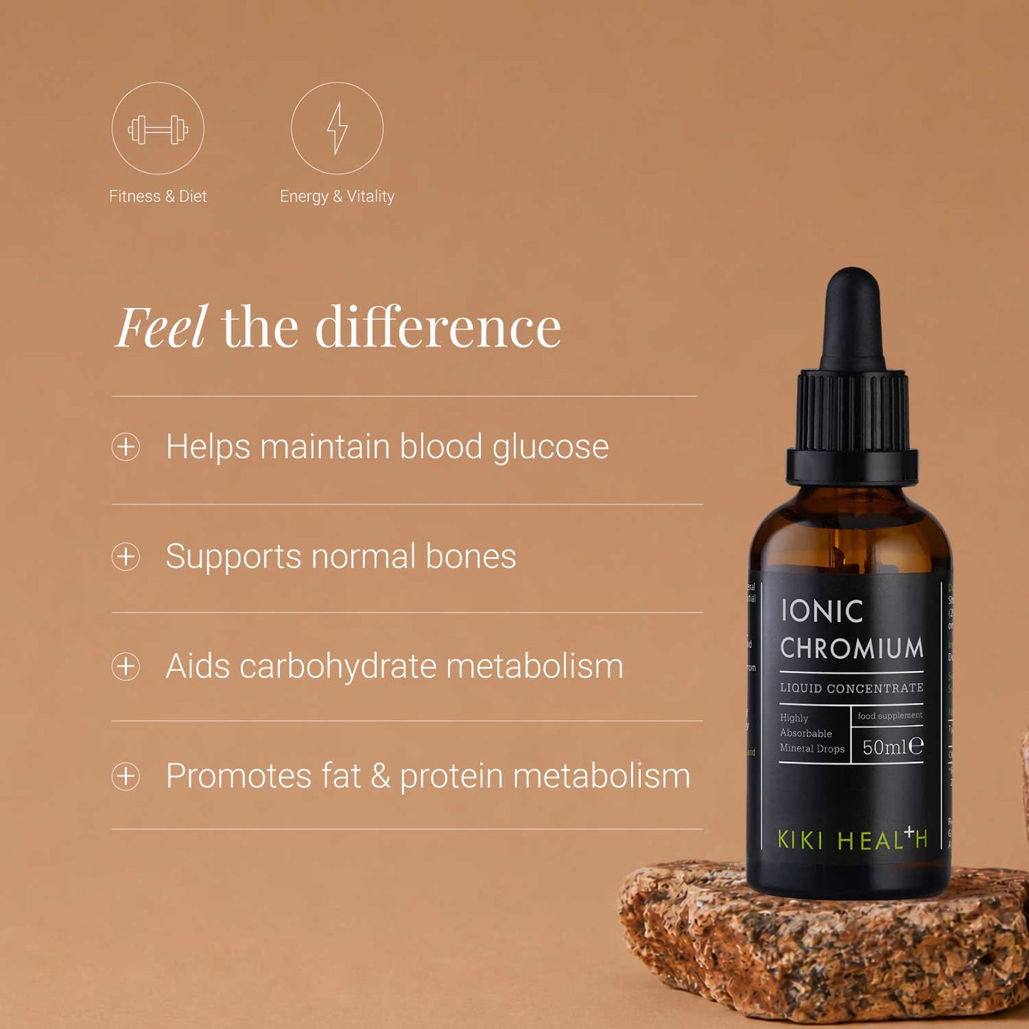 Ionic Chromium Liquid Concentrate - 50ml | KIKI Health