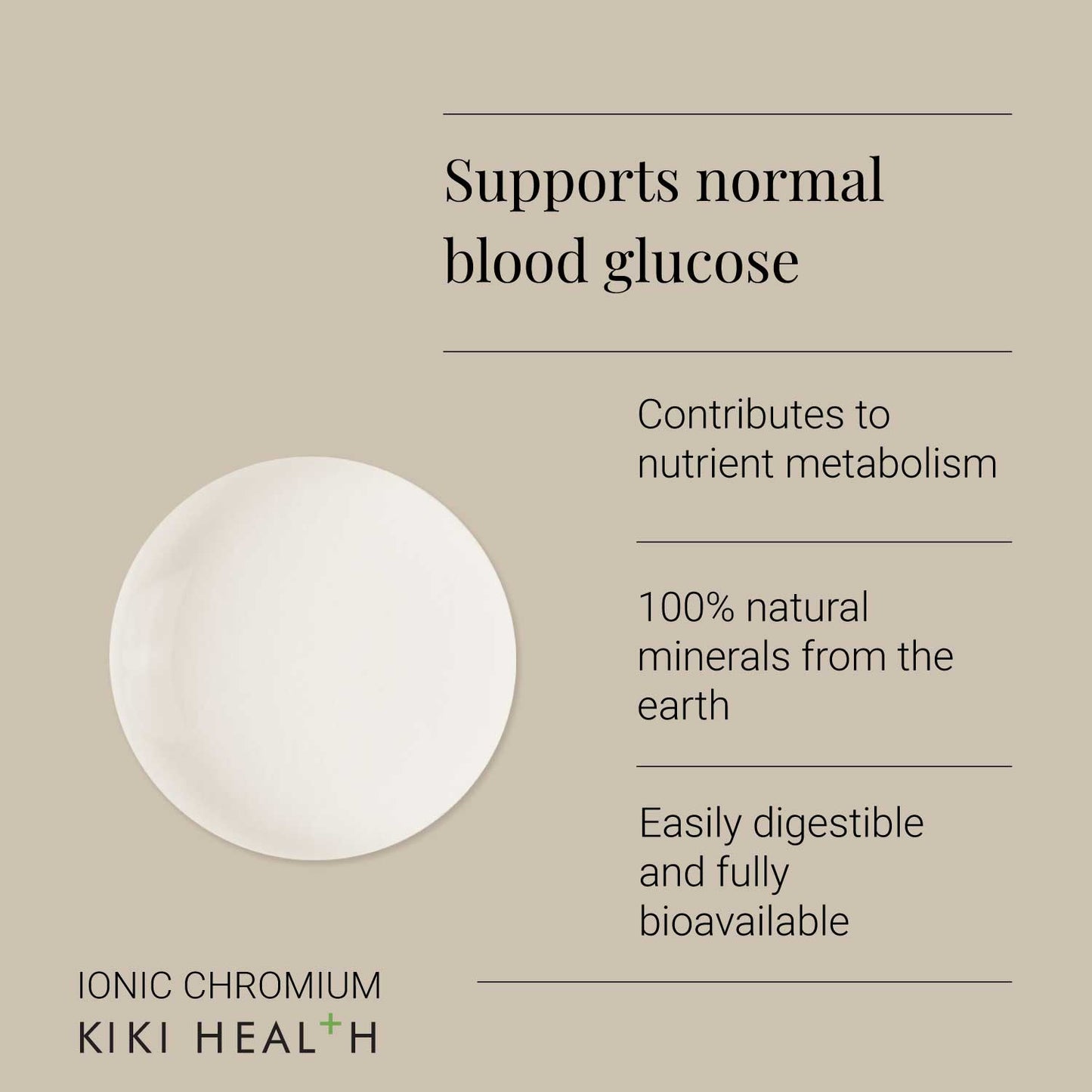 Ionic Chromium Liquid Concentrate - 50ml | KIKI Health