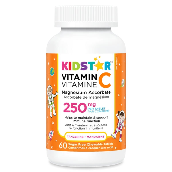Vitamin C 250mg - 60 Chewable Tablets | KidStar Nutrients