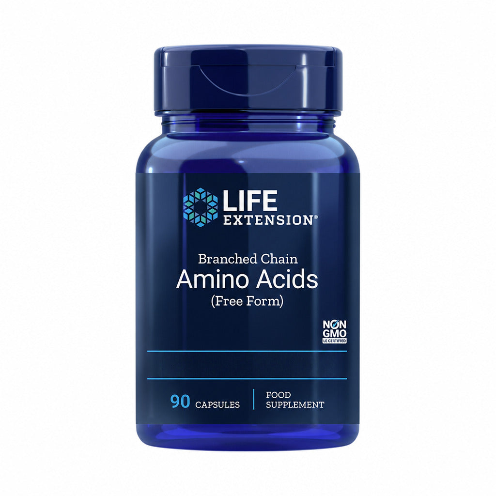 Branched Chain Amino Acids - 90 Capsules | Life Extension