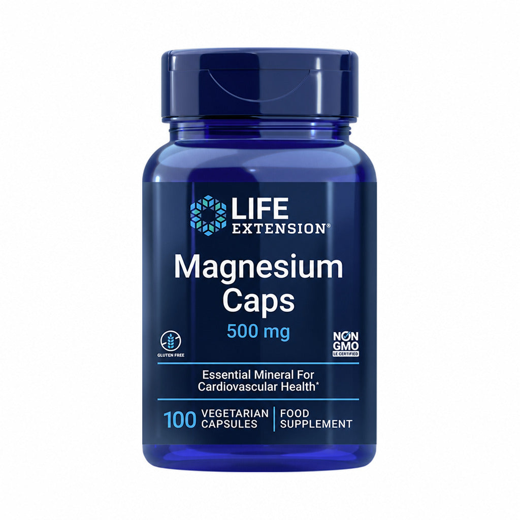 Magnesium Caps 500mg - 100 Capsules | Life Extension