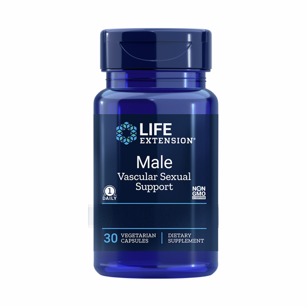 Male Vascular Sexual Support - 30 Capsules | Life Extension