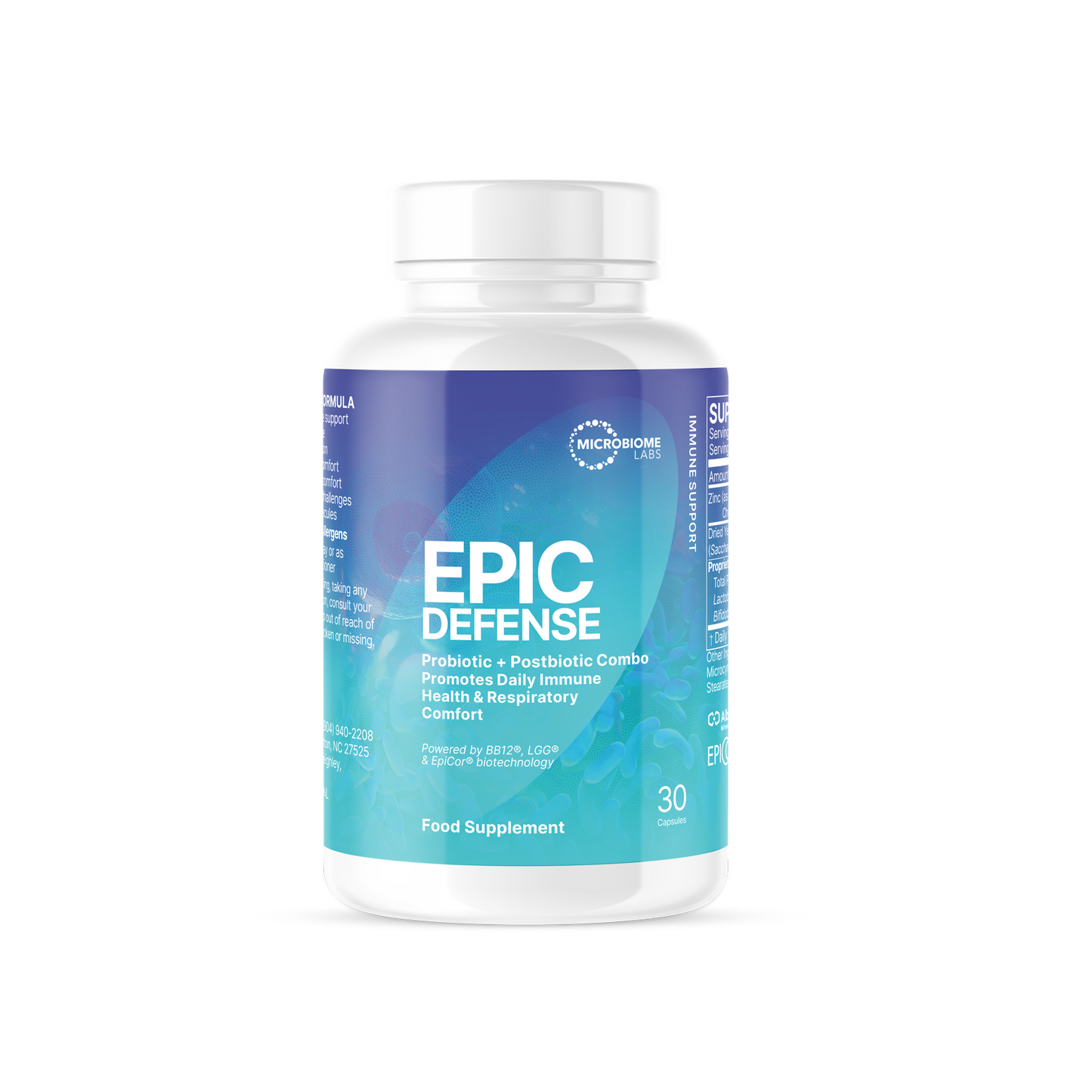 EpicDefense - 30 Capsules | Microbiome Labs