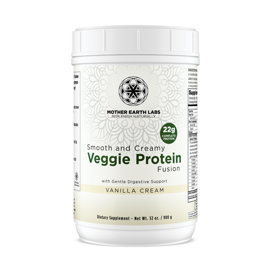 Organic Veggie Protein (Vanilla) - 900g | Mother Earth Labs