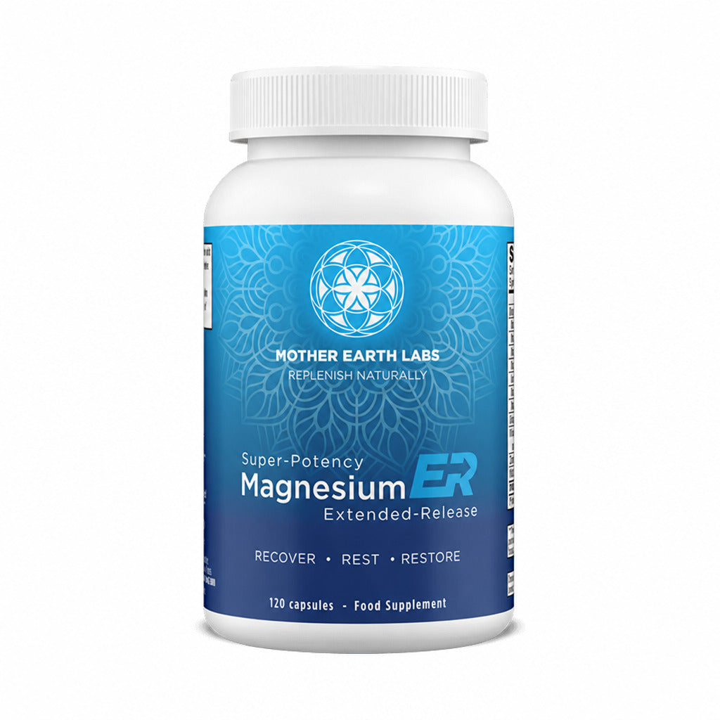 Magnesium ER - 120 Capsules | Mother Earth Labs