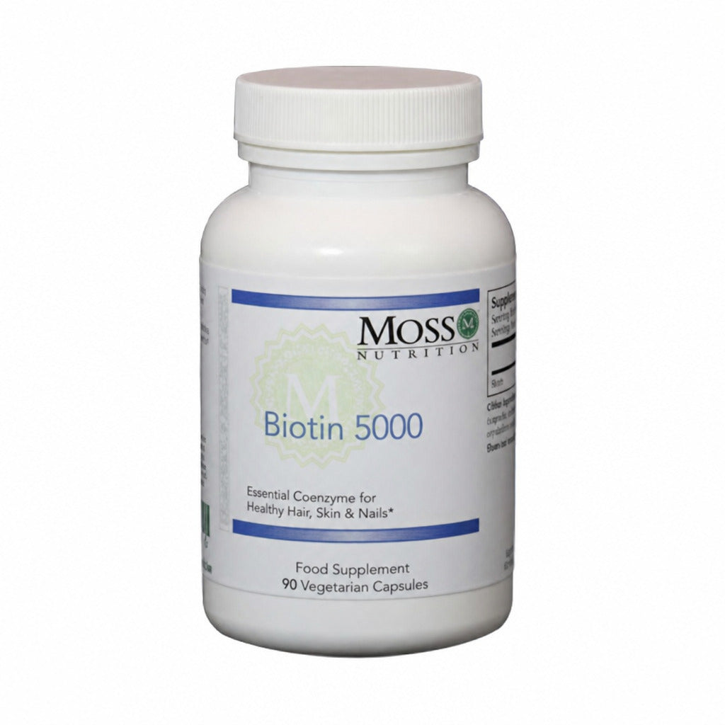 Biotin 5000 - 90 Capsules | Moss Nutrition