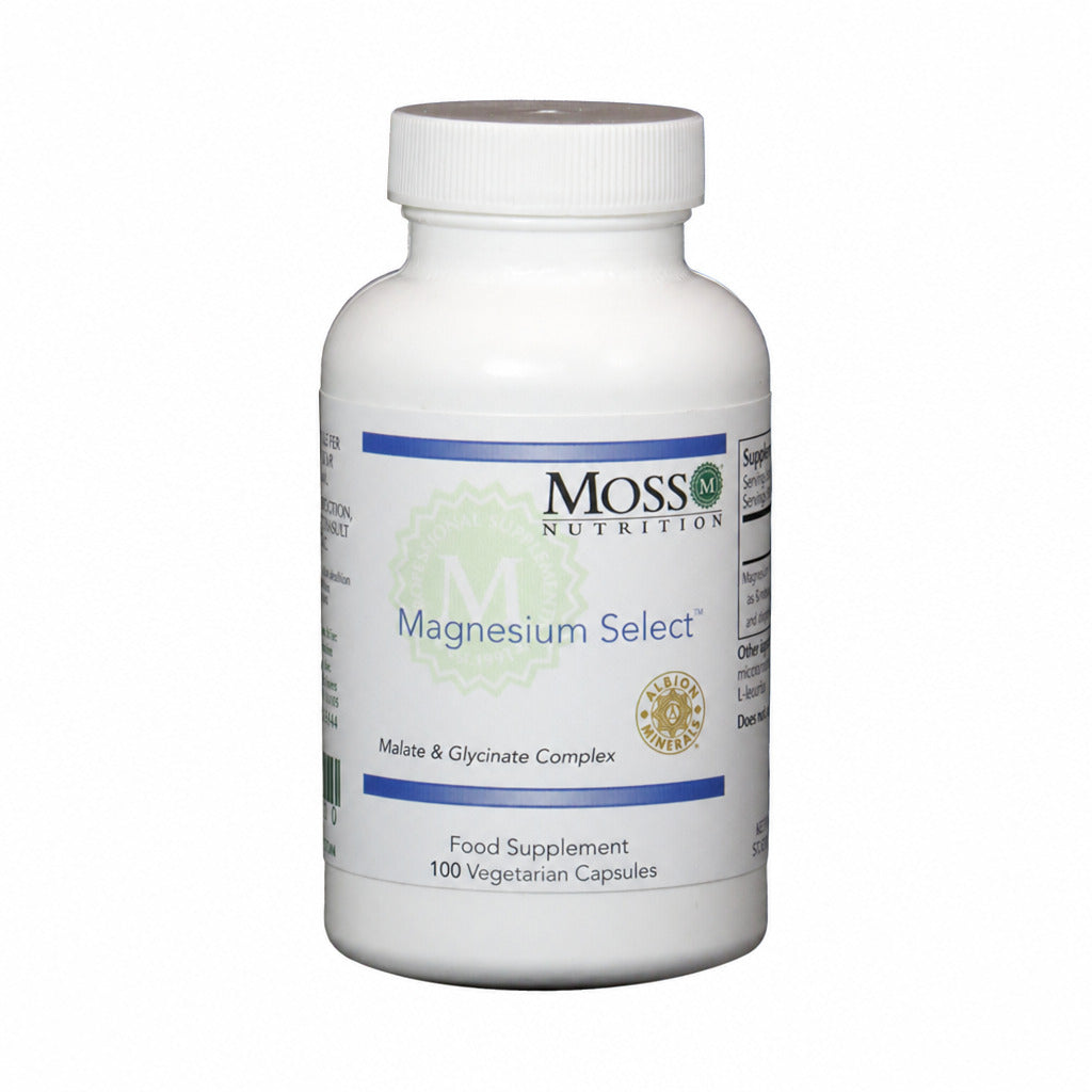 Magnesium Select - 100 Capsules | Moss Nutrition