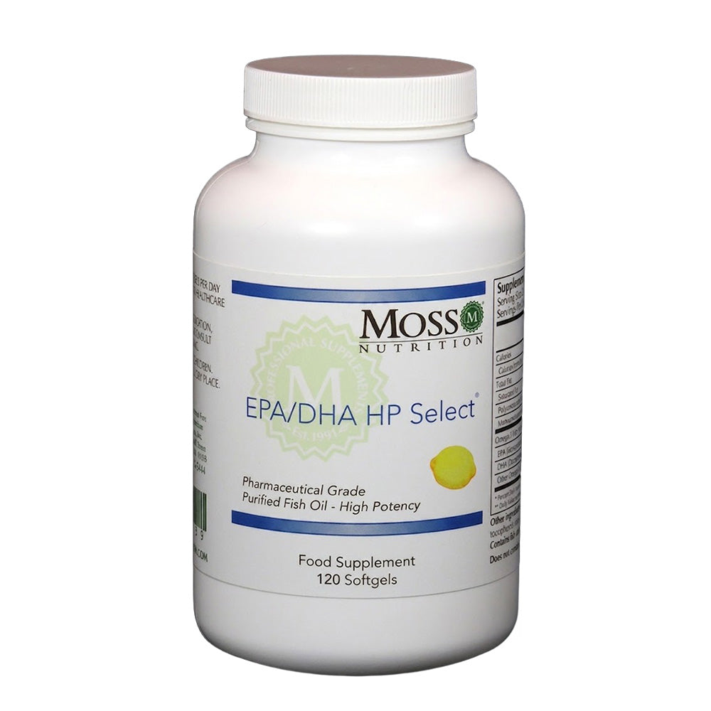 EPA/DHA HP Select (Lemon Flavour) - 120 Softgels | Moss Nutrition