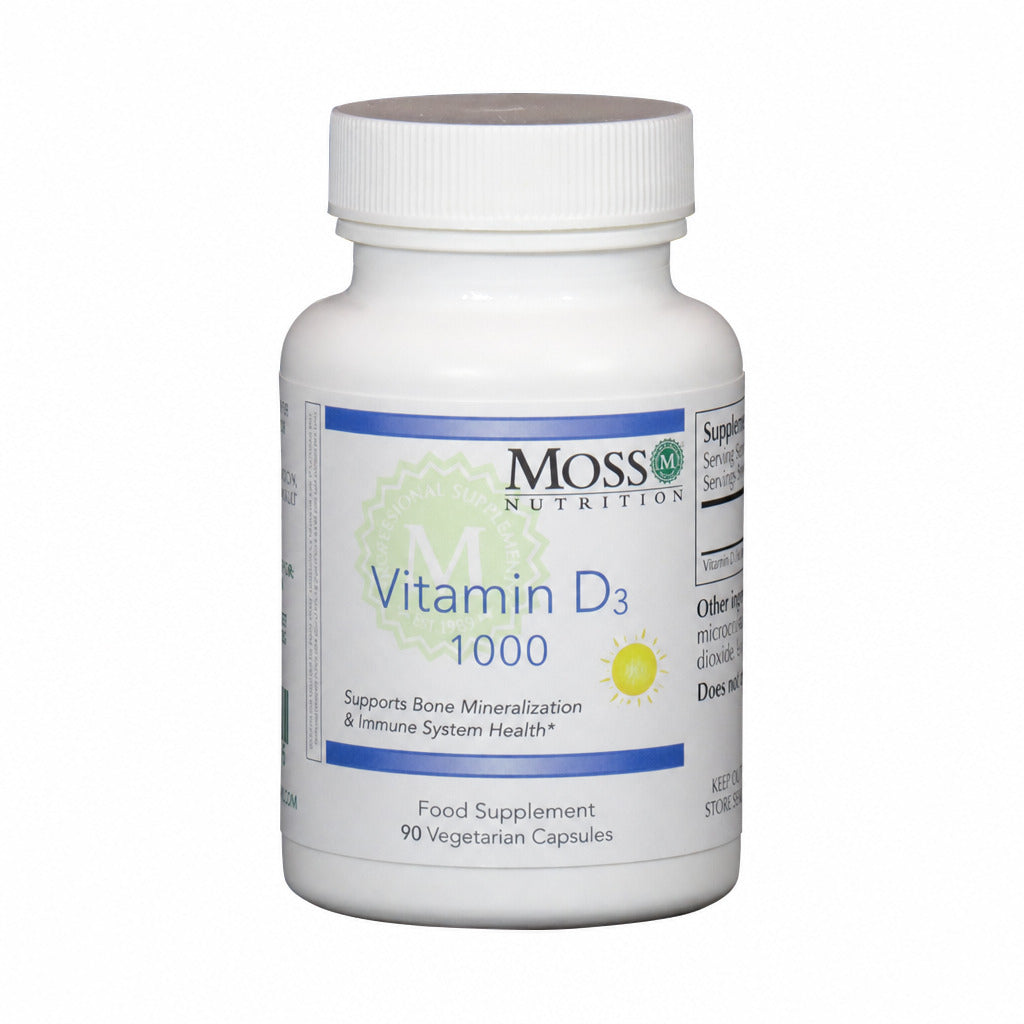 Vitamin D3 1000 - 90 Capsules | Moss Nutrition