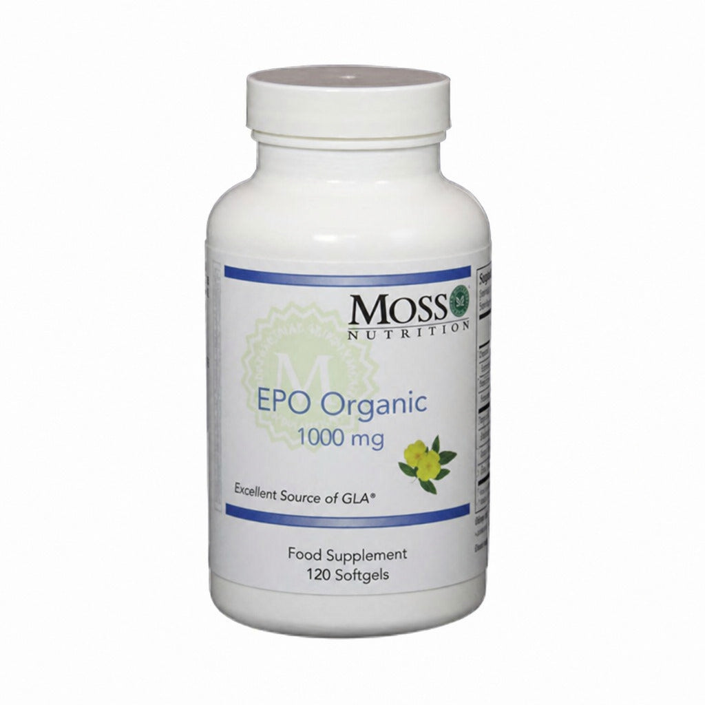 EPO Organic (Evening Primrose Oil) 1000mg - 120 Softgels | Moss Nutrition