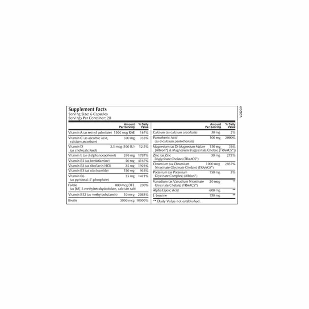 NutraGluco Select - 120 Capsules | Moss Nutrition
