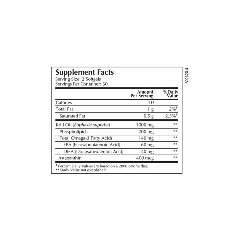 Krill Oil 500mg - 120 Softgels | Moss Nutrition
