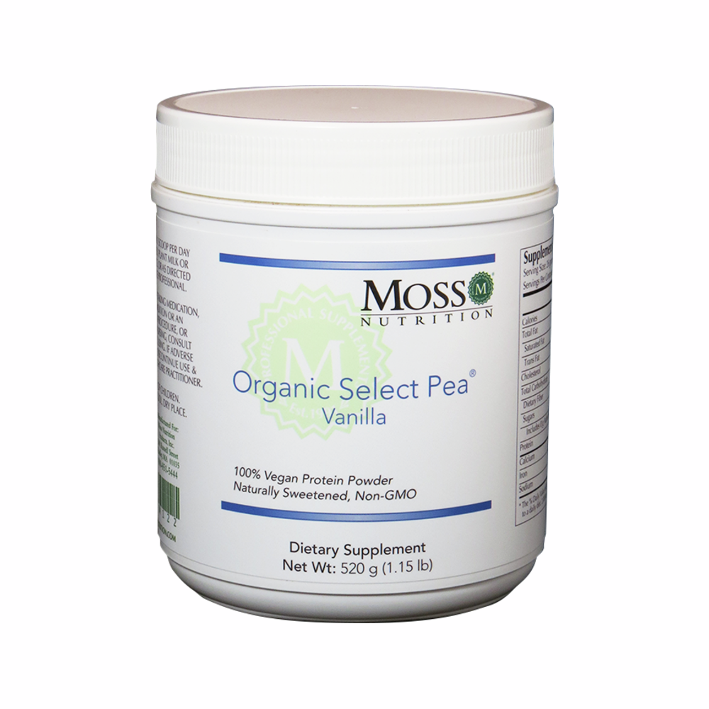 Organic Select Pea (Vanilla) - 520g | Moss Nutrition