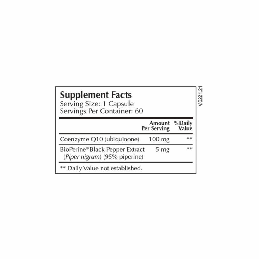 Coenzyme Q10 Select 100mg - 60 Capsules | Moss Nutrition